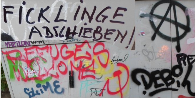 Die Antifa fordert: Refuges welcome