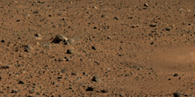 Bild: Desolate Mars Landschaft
