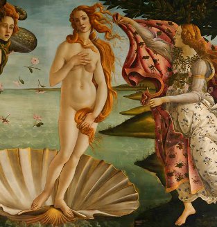 Botticelli Birth of Venus Detail