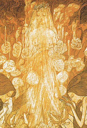 Jan Toorop Goddess Detail from 'Three Brides'