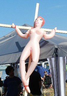 Crucifixion with Sex-Puppet, Austria