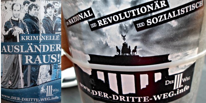 Nazi Sticker Dritter Weg 