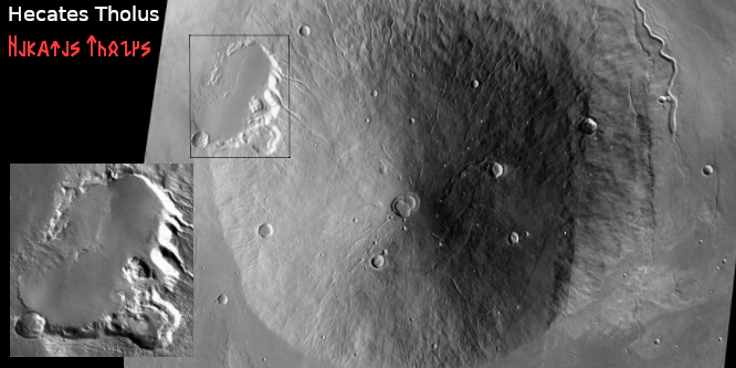 Supervulkan Hecates Tholus