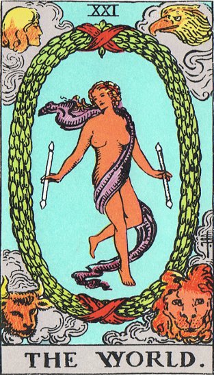 Der Tarot Trumpf der Welt